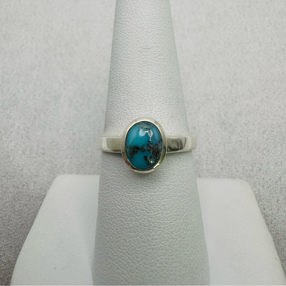 Persian Turquoise S925 Ring - Picture 3 of 5